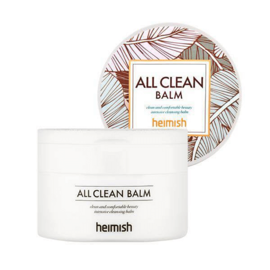 Heimish All Clean Balm 120ml jar with lid, a gentle all-in-one cleanser for makeup removal and hydration.