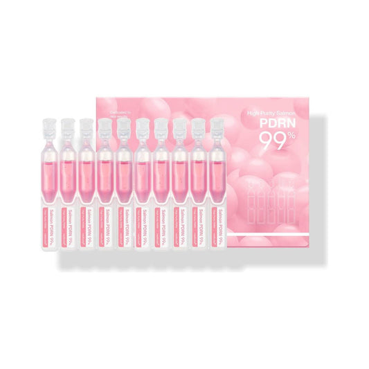 Medicube PDRN Pink One Day Serum 10x1.5ml, lightweight skin serum for radiance and elasticity.